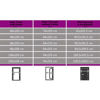 vidaXL Ytterdörr antracit 98x208 cm PVC