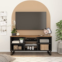 vidaXL TV-skåp 100x33x46 cm massivt mangoträ och konstruerat trä