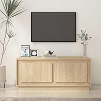 vidaXL Soffbord Sonoma ek 102x50x44 cm konstruerat trä