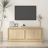 vidaXL Soffbord Sonoma ek 102x50x44 cm konstruerat trä