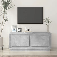 vidaXL Soffbord betonggrå 102x50x44 cm konstruerat trä