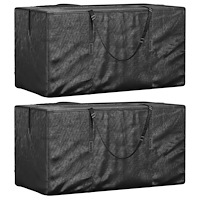 vidaXL Dynväskor 2 st svart 150x75x75 cm polyeten
