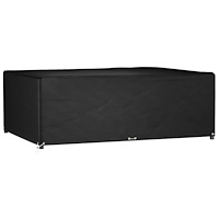 vidaXL Överdrag för trädgårdsmöbler 12 ölj. 240x180x80 cm rektangulärt