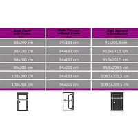 vidaXL Ytterdörr antracit 98x190 cm PVC