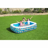 Bestway Bestway Uppblåsbar barnpool blå 229x152x56 cm