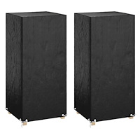 vidaXL Överdrag för utemöbler 2 st 8 ölj. 75x70x140 cm polyeten