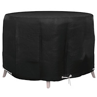 vidaXL Överdrag för trädgårdsmöbler 6 öljetter Ø125x75 cm