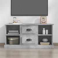 vidaXL Tv-bänk betonggrå 99,5x35,5x48 cm konstruerat trä