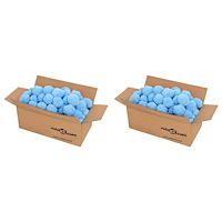 vidaXL Antibakteriella filterbollar blå 1400 g polyeten