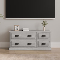 vidaXL Tv-bänk grå sonoma 100x35,5x45 cm konstruerat trä