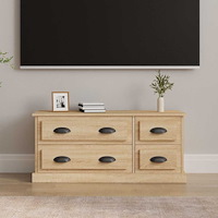 vidaXL Tv-bänk sonoma-ek 100x35,5x45 cm konstruerat trä