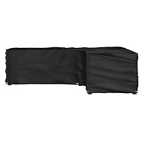 vidaXL Överdrag för utemöbler 16 ölj. 250x250x70cm L-format