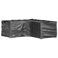 vidaXL Överdrag för utemöbler 16 ölj. 215x215x70cm L-format