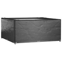 vidaXL Överdrag för trädgårdsmöbler 16 ölj. 250x250x90 cm fyrkantig