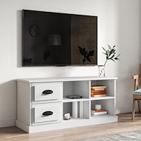 vidaXL TV-skåp vit 102x35,5x47,5 cm konstruerat trä