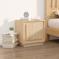 vidaXL Sängbord sonoma-ek 44x35x45 cm konstruerat trä