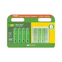 GP Batteries GP Batterier ReCyko+ AA uppladdningsbara batterier 2000 mAh