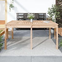 vidaXL Trädgårdsbord 159,5x82,5x76 cm massiv furu