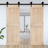 vidaXL Dörr NARVIK 70x210 cm massiv furu