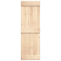 vidaXL Dörr NARVIK 70x210 cm massiv furu