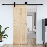 vidaXL Dörr NARVIK 80x210 cm massiv furu