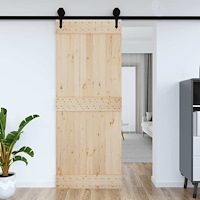 vidaXL Dörr NARVIK 90x210 cm massiv furu