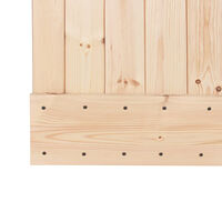 vidaXL Dörr NARVIK 100x210 cm massiv furu