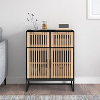 vidaXL Förvaringsskåp svart 60x30x75 cm konstruerat trä