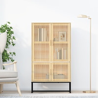 vidaXL Högskåp 70x35x125 cm konstruerat trä