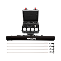 NANLITE Kit Nanlite Pavotube T8-7X-4 Light kit  & Pavobulb 10C 4 Bulb kit