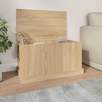 vidaXL Förvaringslåda Sonoma Ek 70x40x38 cm Konstruerat trä