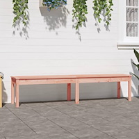 vidaXL Trädgårdsbänk 2-sits 203,5x44x45 cm massivt douglasträ