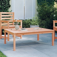 vidaXL Trädgårdsbord 121x82,5x45 cm massivt douglasträ