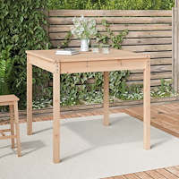 vidaXL Trädgårdsbord 82,5x82,5x76 cm massiv furu