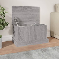 vidaXL Förvaringslåda grå sonoma 50x30x28 cm konstruerat trä