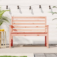 vidaXL Trädgårdsbänk 109x48x91,5 cm massivt douglasträ