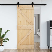 vidaXL Dörr NARVIK 70x210 cm massiv furu