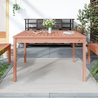 vidaXL Trädgårdsbord 121x82,5x76 cm massivt douglasträ