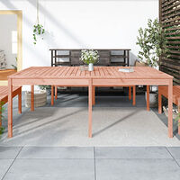 vidaXL Trädgårdsbord 203,5x100x76 cm massivt douglasträ