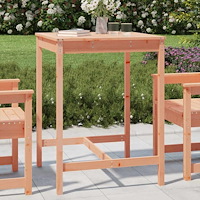vidaXL Trädgårdsbord 82,5x82,5x110 cm massivt douglasträ