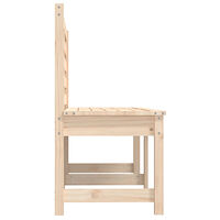 vidaXL Trädgårdsbänk 157,5 cm massiv furu