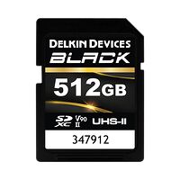 DELKIN Delkin SDXC BLACK Rugged UHS-II R300/W250 (V90) 512GB (new)