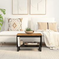 vidaXL Soffbord 60x50x40 cm massivt mangoträ