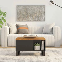 vidaXL Soffbord 60x50x35 cm massivt mangoträ