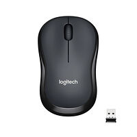 Logitech Logitech M220 Silent - mus - 2.4 GHz - träkol