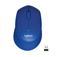 Logitech Logitech M330 SILENT PLUS - mus - 2.4 GHz - blå