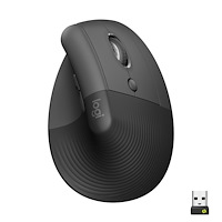 Logitech Logitech Lift datormöss högerhand Trådlös RF + Bluetooth Optisk 4000 DPI