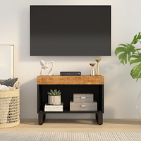 vidaXL Tv-bänk 60x33x43,5 cm massivt mangoträ