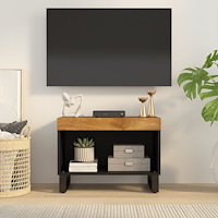 vidaXL Tv-bänk 60x33x43,5 cm massivt mangoträ