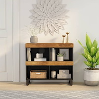 vidaXL Sidoskåp 85x33x75 cm massivt mangoträ